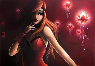 Puzzle Misstigri - Red Light Flower - 1000 pièces from Grafika – box 1 of 2