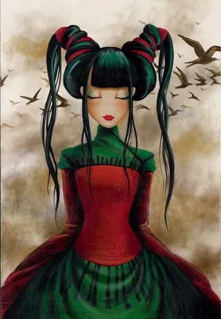 Puzzle Misstigri - The Crows - 1000 pièces von Grafika – Schachtel 1 von 2