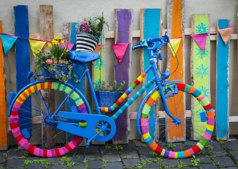 Puzzle Mon Beau Vélo Coloré - 1500 pièces van Grafika – doos