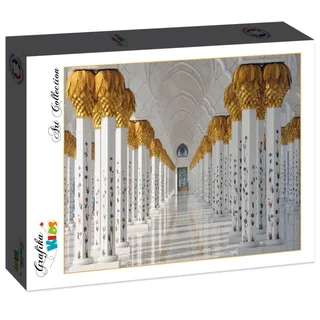 Puzzle Mosquée Cheikh Zayed, Abou Dabi, Emirats Arabes Unis - 10 à 25 pièces van Grafika – doos 2 van 2