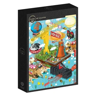 Puzzle Nantes - Grue Titan - 1000 pièces van Grafika – doos 2 van 2