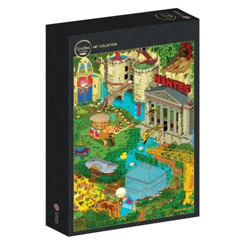 Puzzle Nantes - Végétal 2 - 1000 pièces van Grafika – doos 2 van 2