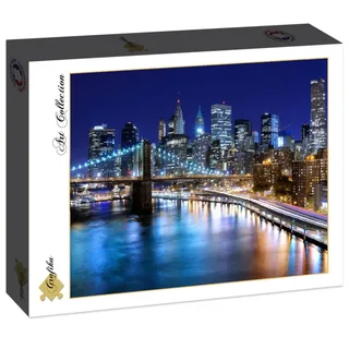 Puzzle New York by Night - 2000 pièces van Grafika – doos 2 van 2