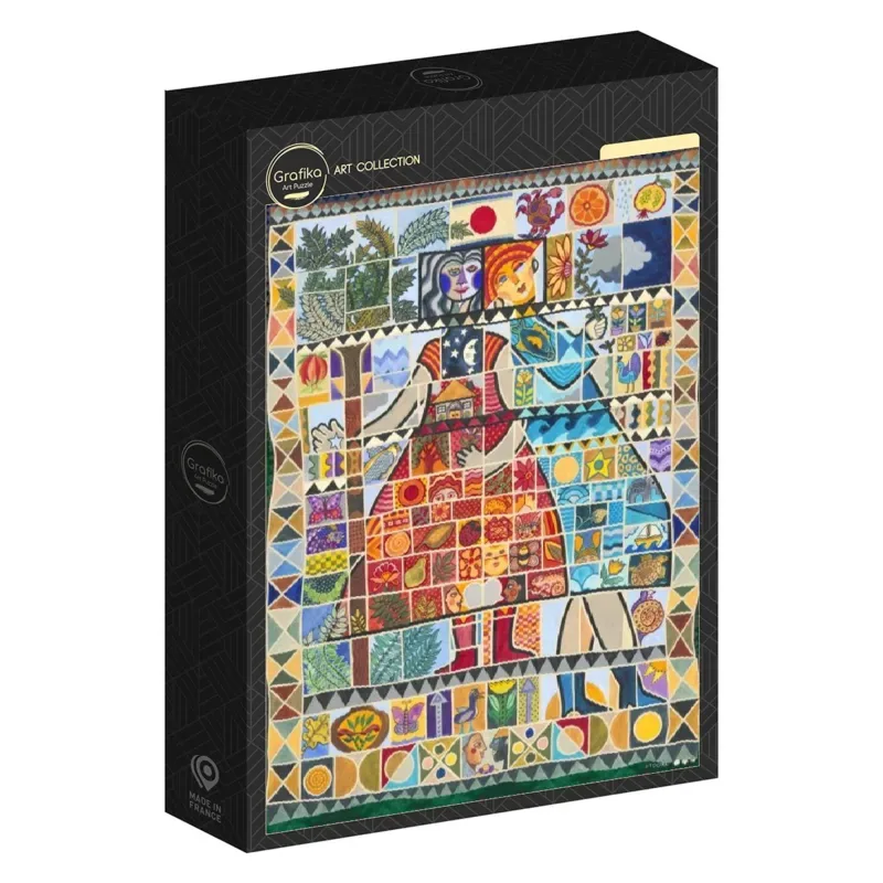 Puzzle Patchwork - 1000 pièces de Grafika – boîte 2 sur 2