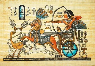 Puzzle Peinture sur Papyrus Egyptien - 1000 pièces from Grafika – box 1 of 2