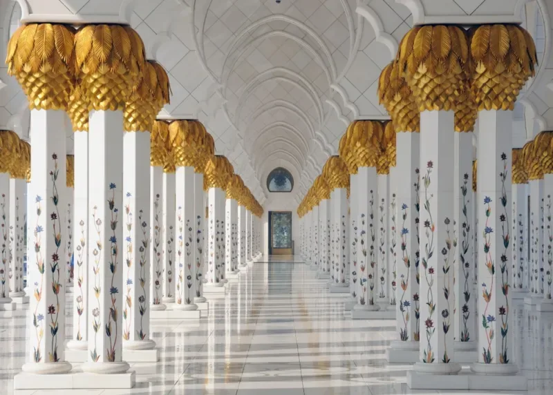 Puzzle Pièces magnétiques - Mosquée Cheikh Zayed, Abou Dabi, Emirats Arabes Unis - 10 à 25 pièces van Grafika – doos 1 van 2