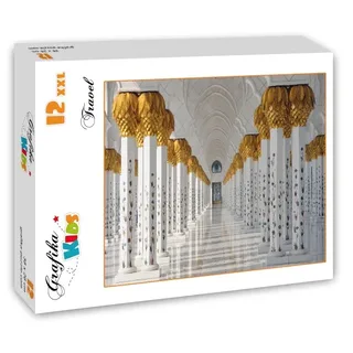 Puzzle Pièces XXL - Mosquée Cheikh Zayed, Abou Dabi, Emirats Arabes Unis - 10 à 25 pièces de Grafika – boîte 2 sur 2
