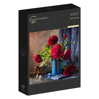Puzzle Pivoines Roses - 1000 pièces von Grafika – Schachtel 2 von 2