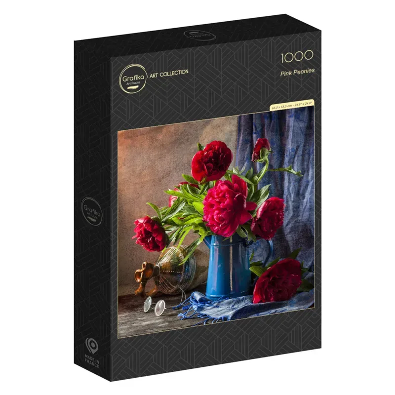 Puzzle Pivoines Roses - 1000 pièces von Grafika – Schachtel 2 von 2