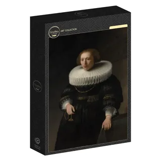 Puzzle Rembrandt - Portrait de Femme, 1632 - 1000 pièces van Grafika – doos 2 van 2