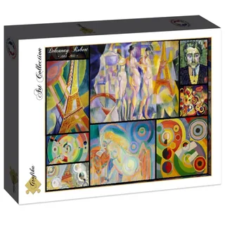 Puzzle Robert Delaunay - Collage - 2000 pièces von Grafika – Schachtel 2 von 2