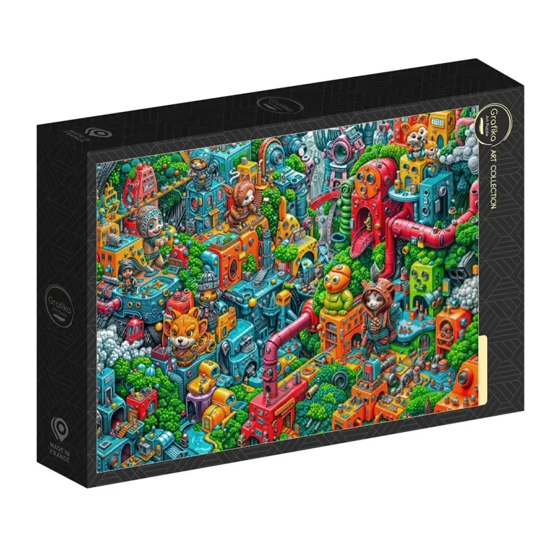 Puzzle Robotopia - 1000 pièces von Grafika – Schachtel 2 von 2
