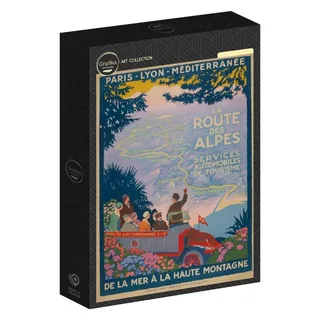 Puzzle Roger Broders - La Route des Alpes, 1920 - 500 à 999 pièces van Grafika – doos 2 van 2