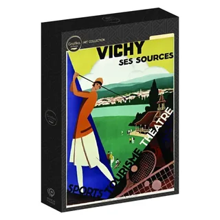 Puzzle Roger Broders - Vichy, ses sources, 1928 - 500 à 999 pièces de Grafika – boîte 2 sur 2