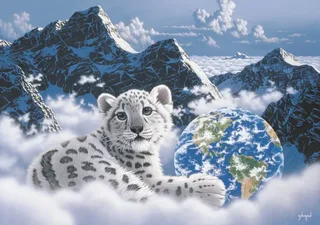 Puzzle Schim Schimmel - Bed of Clouds - 1500 pièces de Grafika – boîte 1 sur 2