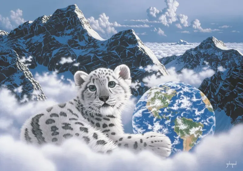 Puzzle Schim Schimmel - Bed of Clouds - 1500 pièces de Grafika – boîte 1 sur 2