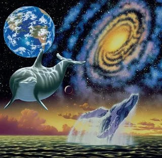 Puzzle Schim Schimmel - Cosmic Seas - 1000 pièces van Grafika – doos 1 van 2