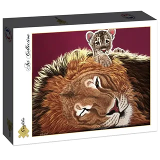 Puzzle Schim Schimmel - Daddy and the King - 2000 pièces von Grafika – Schachtel 2 von 2