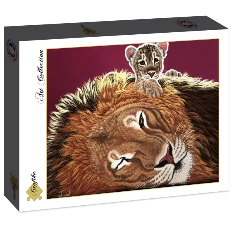 Puzzle Schim Schimmel - Daddy and the King - 2000 pièces von Grafika – Schachtel 2 von 2