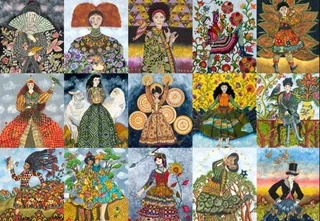 Puzzle Solidarité Féminine - 1000 pièces van Grafika – doos 1 van 2