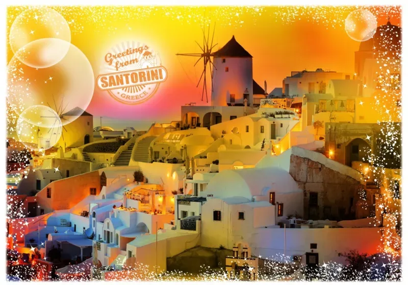 Puzzle Travel around the World - Grèce - 1000 pièces de Grafika – boîte 1 sur 2