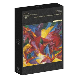 Puzzle Umberto Boccioni : Forme plastiche di un Cavallo, 1914 - 1000 pièces van Grafika – doos 2 van 2