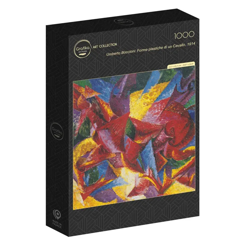 Puzzle Umberto Boccioni : Forme plastiche di un Cavallo, 1914 - 1000 pièces van Grafika – doos 2 van 2