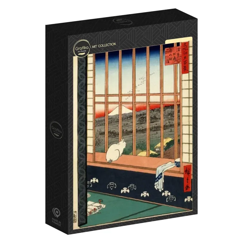 Puzzle Utagawa Hiroshige - Rizières d'Asakusa et Festival Torinomachi, 1857 - 1000 pièces von Grafika – Schachtel 2 von 2