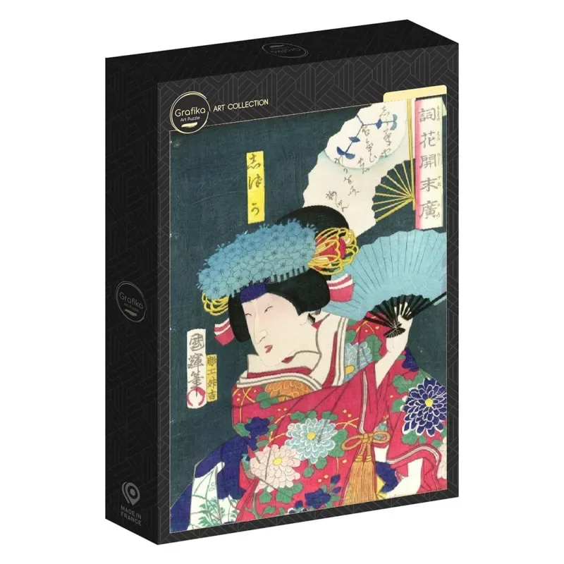 Puzzle Utagawa Kuniteru II - Actor Iwai Shijaku II as Shizuka - 500 à 999 pièces fra Grafika – æske 2 af 2