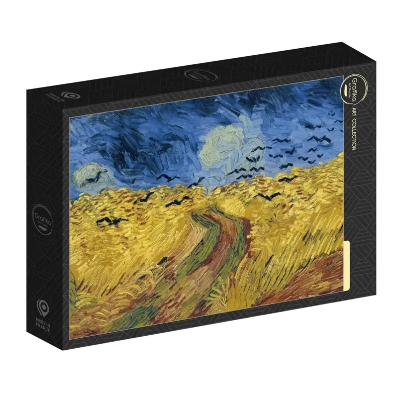 Puzzle Vincent Van Gogh - Champ de Blé aux Corbeaux, 1890 - 1000 pièces de Grafika – boîte 2 sur 2