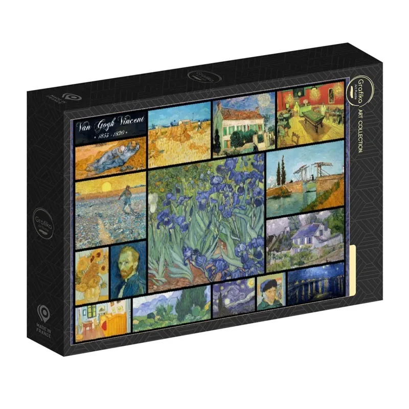 Puzzle Vincent Van Gogh - Collage - 1000 pièces van Grafika – doos 2 van 2