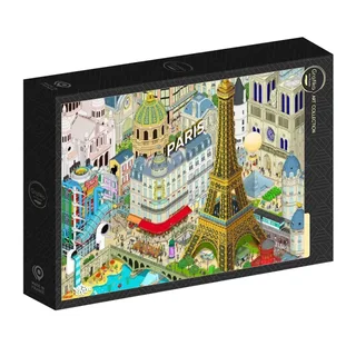 Puzzle Voici Paris - 1000 pièces de Grafika – boîte 2 sur 2