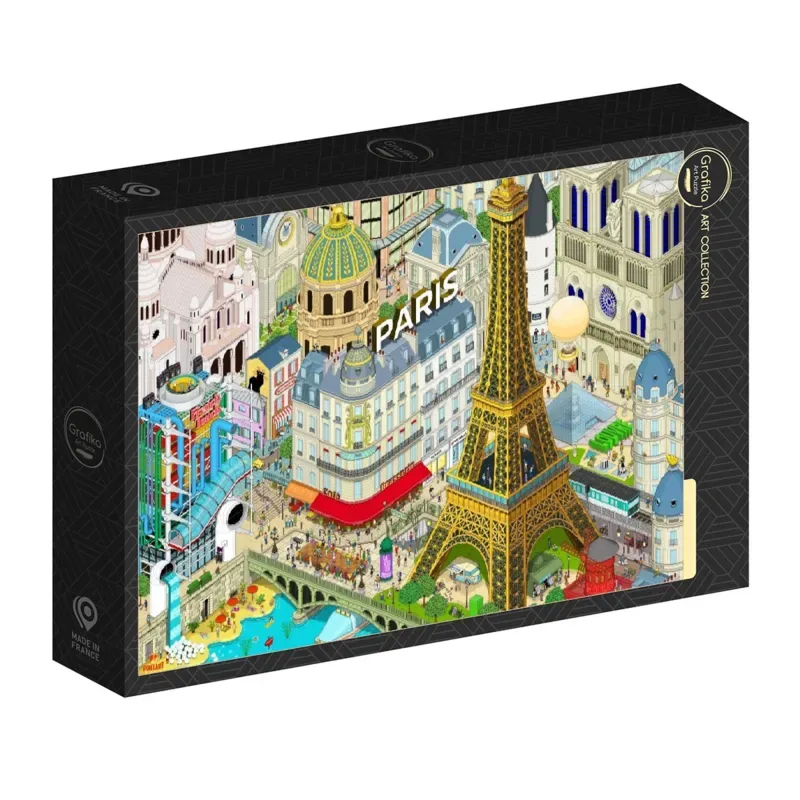 Puzzle Voici Paris - 1000 pièces de Grafika – boîte 2 sur 2