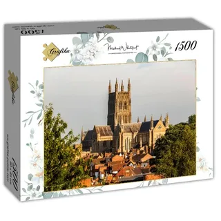 Puzzle Worcester Cathedral viewed from Fort Royal Park - 1500 pièces van Grafika – doos 2 van 2