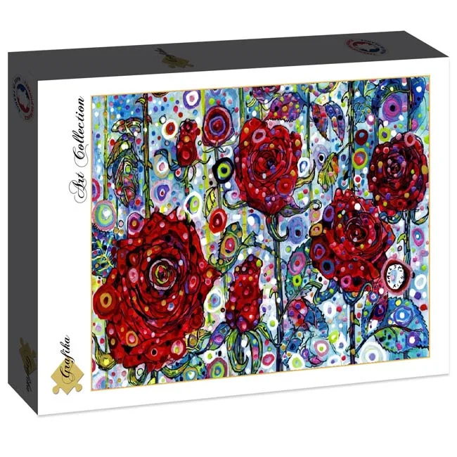 Sally Rich - Roses (1500) van Grafika – doos