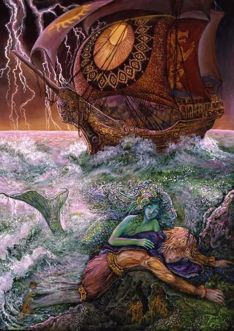 The Mermaid and the Prince, Grafika, puzzel 1500 stukjes, Josephine Wll from Grafika, Multicolour edition – box
