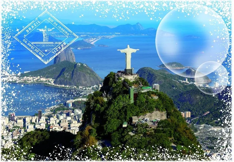 Travel around the World - Brazil - Puzzle 2,000 pieces fra Grafika, Flerfarvet-udgave – æske