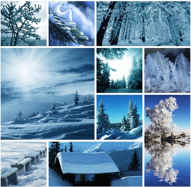 Winter Collage fra Grafika, Flerfarvet-udgave – æske