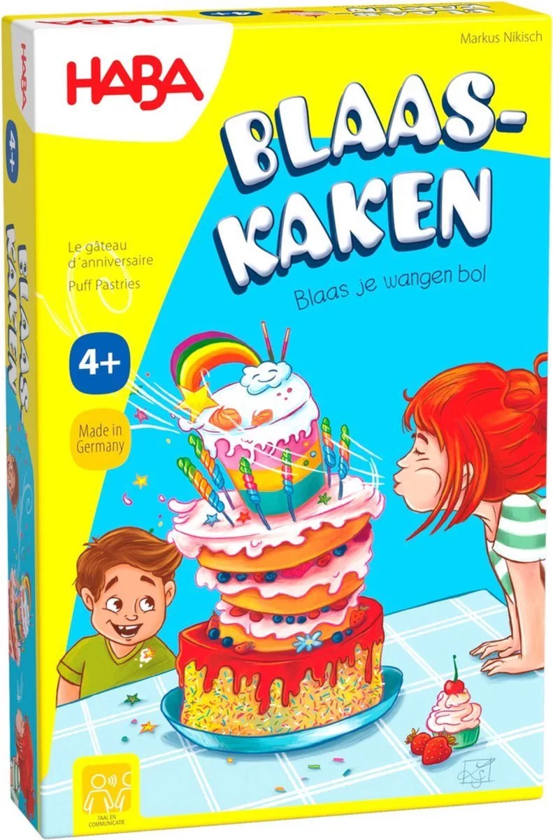 Blaaskaken från HABA – kartong