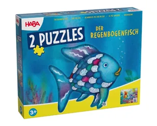 De mooiste Vis van de Zee - 2 puzzels (12 en 15 stukken) from HABA – box 1 of 2