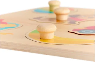 educatieve puzzel Eerste woorden - kleurrijk karton speelgoed. van HABA, editie Meerkleurig – doos 3 van 3