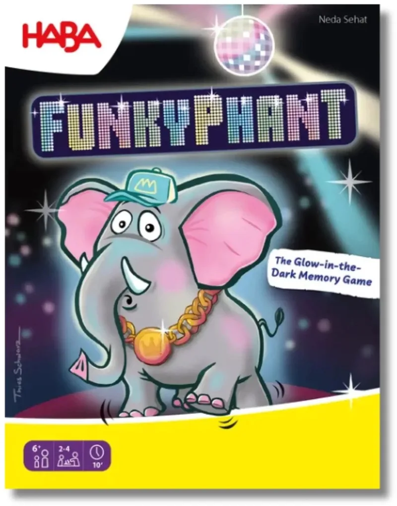 Funkyphant Partyspel från HABA – kartong