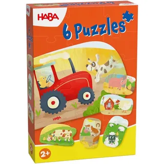 Haba | 6 Eerste Puzzels Boerderij van HABA, editie Meerkleurig – doos 1 van 3