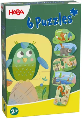 Haba | 6 Eerste Puzzels Bosdieren from HABA, Multicolour edition – box 1 of 4