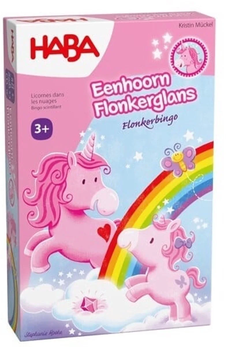 Haba - Eenhoorn Flonkerglans - Flonkerbingo from HABA – box