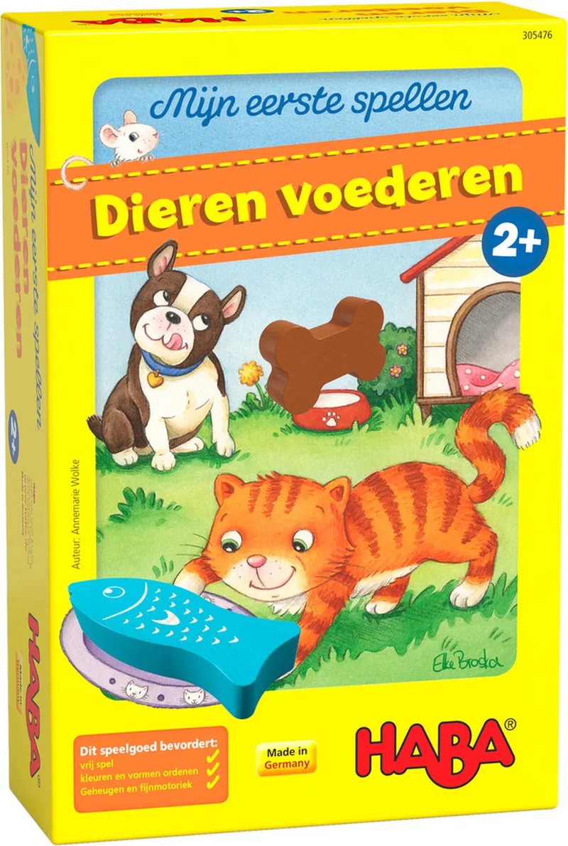 Haba Mijn Eerste Spellen Dieren Voederen fra HABA – æske