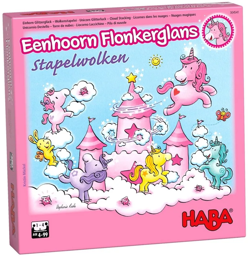 Haba Stapelspel Eenhoorn Flonkerglans Stapelwolken from HABA – box