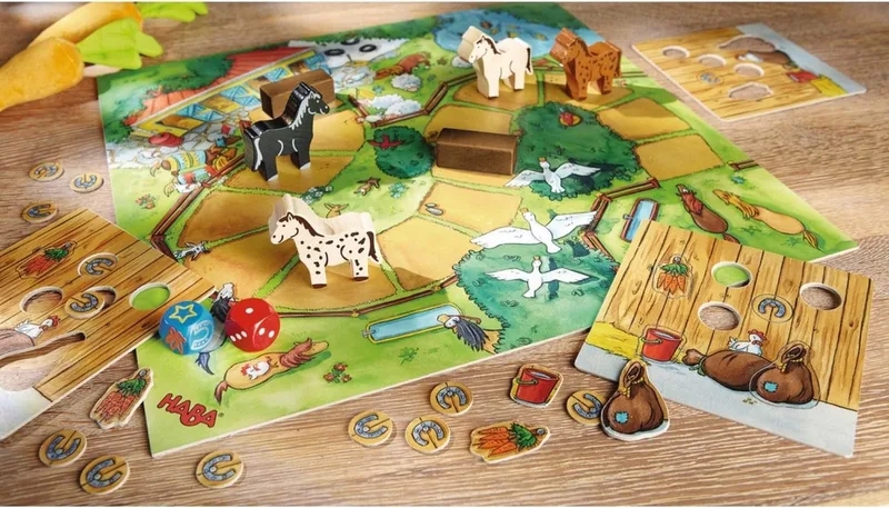 Hop in Galop - Paardenspel voor 3+ jaar - 2 tot 4 spelers från HABA – kartong