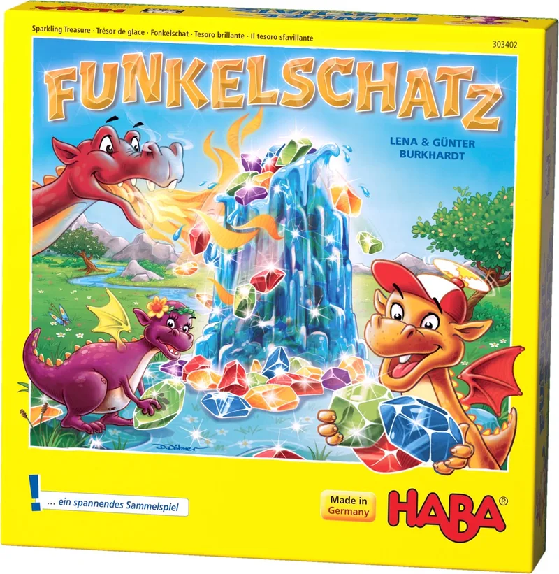 Kaartspel Funkelschatz (du) from HABA, Meerkleurig edition – box