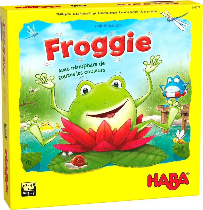 Kikker Race & Dobbelspel - Bordspel voor Kinderen vanaf 3 Jaar fra HABA – æske